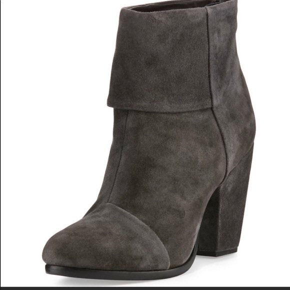 Rag and Bone grey suede Newbury boot side 9 - Picture 1 of 6